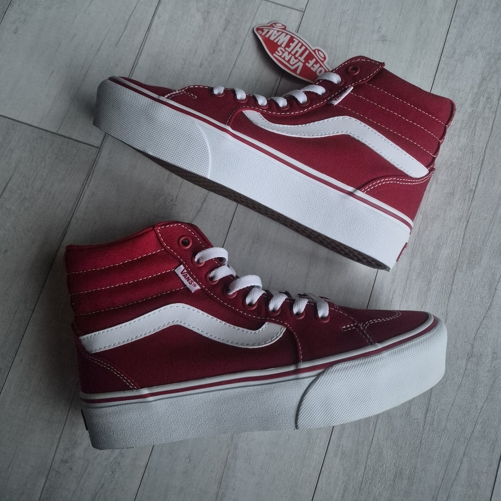 VANS NEW Sk8-Hi Tapered Platform Shoes - Picture 2 of 11